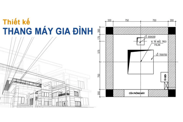 Diện Tích Thang Máy Lắp Đặt Cho Gia Đình Từ 1m2 - 2m2